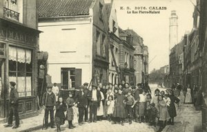 Rue Pierre-Mulard, Calais (f/w fotó) alkotó: French Photographer