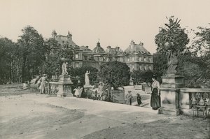Le Jardin du Luxembourg, Luxembourg kertje (fotogravúr) alkotó: French Photographer