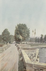 Le Moutier-DAhun, Régi híd a Creuse-n, kilátás a bal partról alkotó: French Photographer