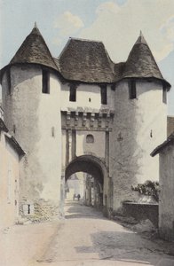 Levroux, a régi kastély kapuja alkotó: French Photographer