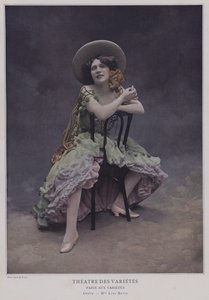 Lise Berry francia színésznő (színes fotó)