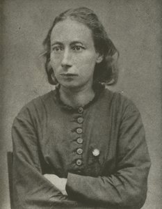 Louise Michel, Párizs Kommün (f/w fotó) alkotó: French Photographer
