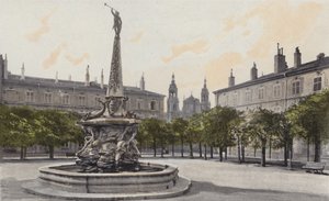 Nancy, Fontaine és Place dAlliance alkotó: French Photographer