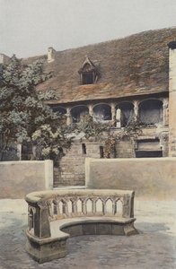 Nerac, Chateau, Homlokzat az udvaron alkotó: French Photographer