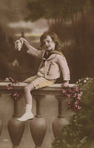 Újévi kártya, 1916 alkotó: French Photographer