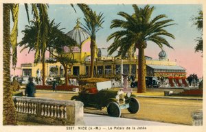 Nizza, Franciaország, a La Jetee palota alkotó: French Photographer