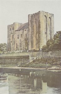 Niort, Chateau, kilátás a Sevre-Niortaise bal partjáról alkotó: French Photographer