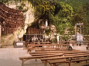 Lourdes-i Szűzanya, 1890-1900 alkotó: French Photographer