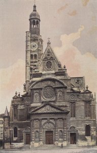 Párizs, Saint-Etienne-du-Mont templom, homlokzat O alkotó: French Photographer