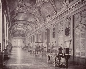 Párizs: Apollo Galéria, Louvre Múzeum, délre néz (f/w fotó) alkotó: French Photographer