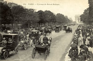 Párizs, Avenue Du Bois De Boulogne alkotó: French Photographer