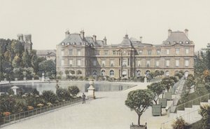Párizs, Luxembourg-palota, Kertekre néző homlokzat alkotó: French Photographer
