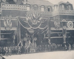 Párizs: Carnot elnök földi maradványai az államban hevernek (f/w fotó) alkotó: French Photographer
