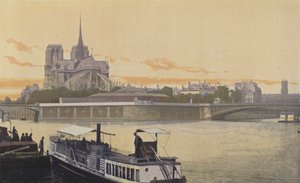 Párizs, Kilátás az Ile de la Cite K-i pontjára alkotó: French Photographer