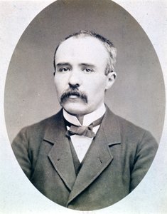 Georges Clémenceau fiatal (1841-1929) fényképe 1870-1880 körül. alkotó: French Photographer