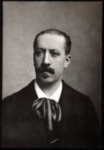 Charles Marie Jean Albert Widor (1844-1937) francia orgonaművész, zeneszerző és tanár portréja. alkotó: French Photographer