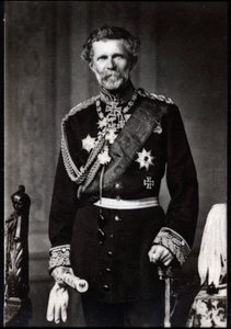 Edwin Freiherr von Manteuffel (báró von Manteuffel) (1809-1895), német tábornagy portréja. alkotó: French Photographer