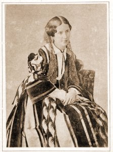 Elisabeth Felix portréja, Mademoiselle Rachel néven 1851-ben, francia tragikus (1821-1858) alkotó: French Photographer