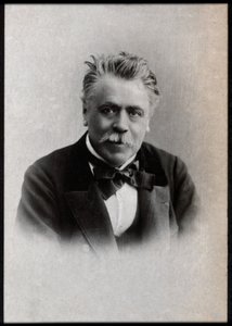 Henri Francois Becque (1837-1899) francia drámaíró portréja. alkotó: French Photographer
