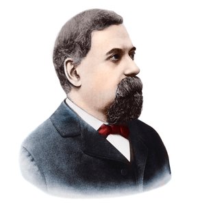 Giovanni Schiaparelli (1835-1910) olasz csillagász portréja. alkotó: French Photographer