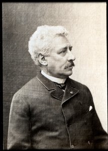 Olivier Metra (1830-1889) francia karmester és zeneszerző portréja. alkotó: French Photographer