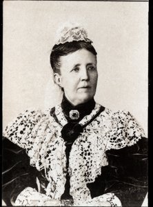 Nassaui Sophia (1836-1913), Svédország és Norvégia királynő hitvese portréja. alkotó: French Photographer