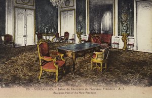 Az új elnök fogadóterme, a Versailles-i palota (színes fotó) alkotó: French Photographer