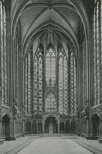 A Sainte-Chapelle ereklyetartója, a Szent Kápolna ereklyetartója (fotómetszet) alkotó: French Photographer
