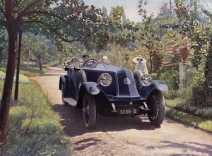 Renault, Torpedo "Sport", 40 LE 6 hengeres (színes fotó) alkotó: French Photographer