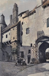 Saint-Benoit-du-Sault, a városkapu és a harangtorony alkotó: French Photographer
