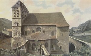 Saint-Chef, templom, Cote de labside alkotó: French Photographer