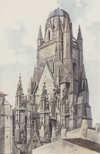 Saintes, Régi Saint-Pierre katedrális, É K-i kilátás alkotó: French Photographer