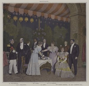 Jelenet a Montjoye produkciójából, Octave Feuillet (színes fotó) alkotó: French Photographer
