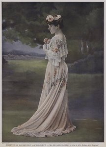 Suzanne Despres mint Mademoiselle Richter a LEsbroufe-ban (színes fotó)