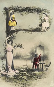 A P betű (színes fotó) alkotó: French Photographer