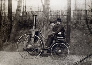 Az első gőzjármű, amelyet Dion grófja vezetett alkotó: French Photographer