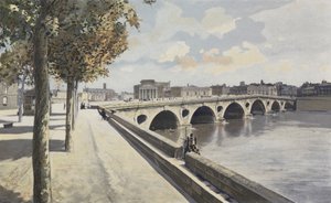 Toulouse, Pont-Neuf, Kilátás a Garonne bal partján a folyásiránnyal szemben alkotó: French Photographer