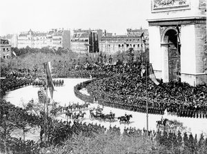 Miklós cár párizsi látogatása, 1896 alkotó: French Photographer