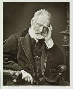 Victor Hugo (1802-85), a Galerie Contemporaine-ből, 1874-78 körül alkotó: French Photographer