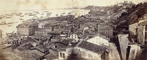 Bahia látképe, c. 1864-8 alkotó: French Photographer