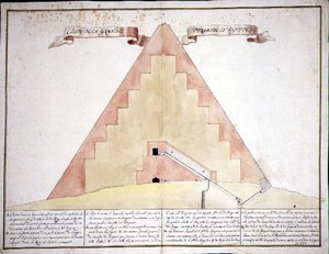 Az egyiptomi piramisok keresztmetszete alkotó: French School