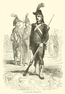 Egy francia chasseur (metszet) alkotó: French School