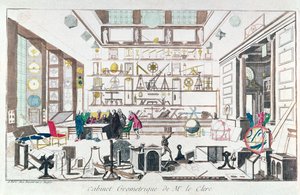 Egy geometriai tanulmány Sebastien Le Clerc nyomán, 1717 alkotó: French School