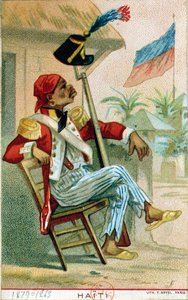 Egy haiti katona, 1879 alkotó: French School