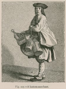 Egy lámpás-kereskedő alkotó: French School