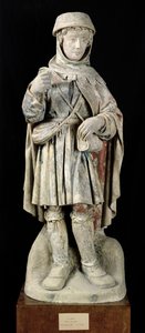 Paraszt, 1500 körül (polikróm kő) alkotó: French School