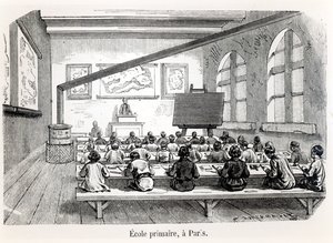 Egy Párizsi Általános Iskola, Almanach du Magasin Pittoresque, 1975 alkotó: French School