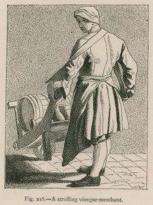 Egy sétáló ecetkereskedő alkotó: French School