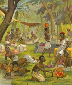 Szünet Afrikában alkotó: French School