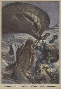 Végzetes léggömbbaleset (színes litó) alkotó: French School